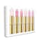Stupell Industries Pink Gold Lipstick Glam Fashion Watercolor Canvas Wall Art